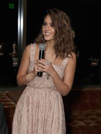 Jessica Alba Swarovski Elements private holiday dinner in West Hollywood 
