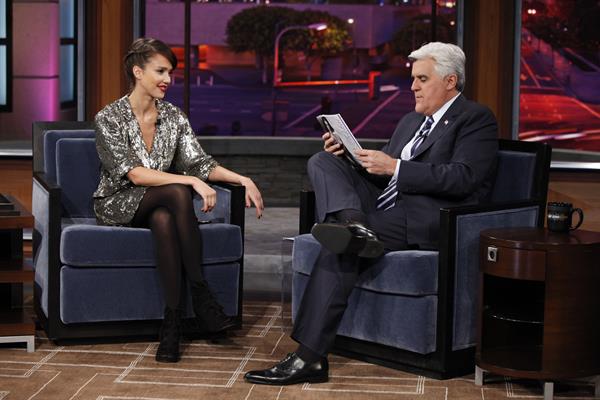 Jessica Alba on the Jay Leno Show February 1, 2010 