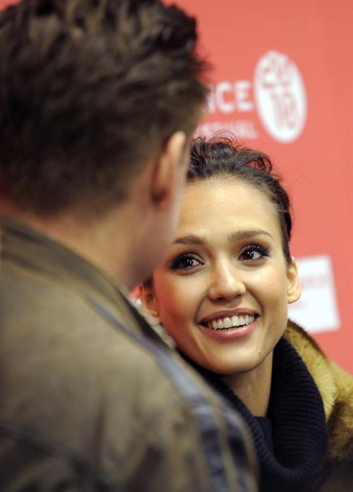 Jessica Alba at The Killer Inside Me premiere on January 24, 2010