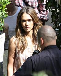 Jessica Alba wrestling in Los Angeles 09-04-12 
