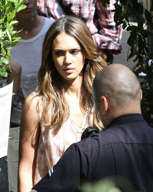 Jessica Alba wrestling in Los Angeles 09-04-12 