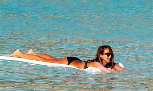 Jessica Alba bikini candids in St. Barts 4/6/13 