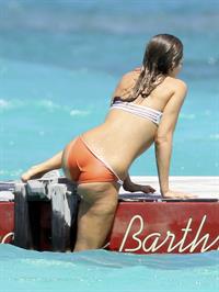 Jessica Alba  bikini candids in St. Barts 4/4/13 