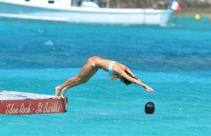 Jessica Alba  bikini candids in St. Barts 4/4/13 