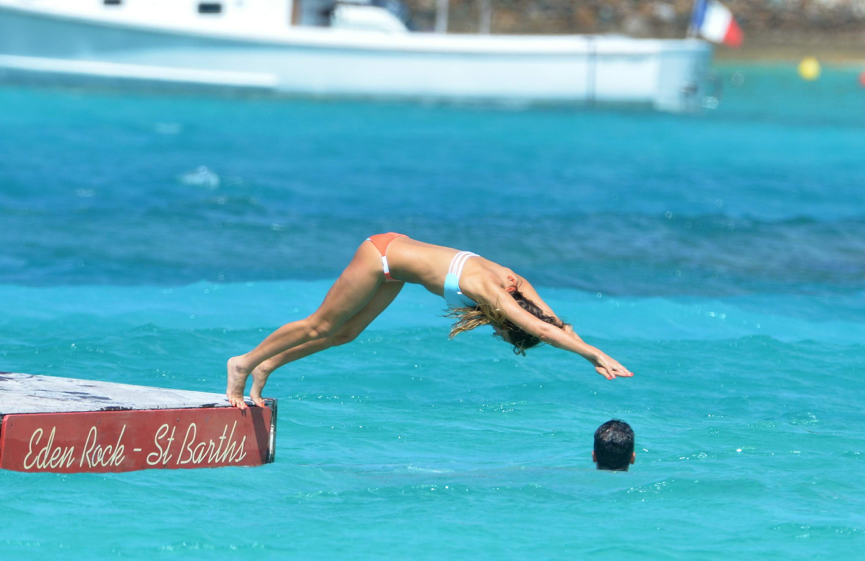 Jessica Alba  bikini candids in St. Barts 4/4/13 