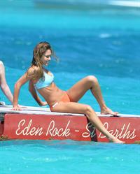 Jessica Alba  bikini candids in St. Barts 4/4/13 