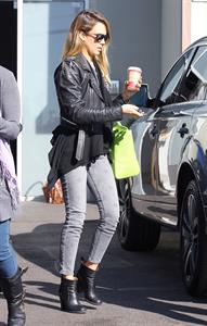 Jessica Alba Christmas shopping at Target in LA 12/20/12 