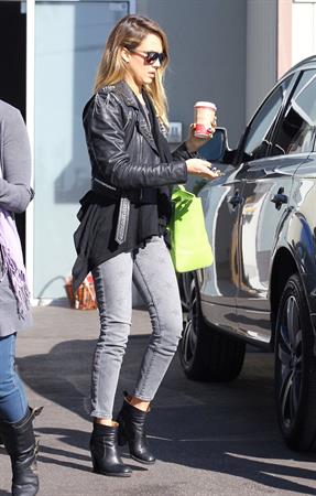 Jessica Alba Christmas shopping at Target in LA 12/20/12 