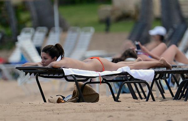 Eva Longoria at the beach in Puerto Rico - April 6, 2013