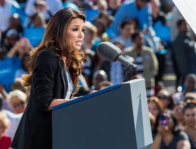Eva Longoria Obama Campaigns In Nevada in Las Vegas - November 1, 2012