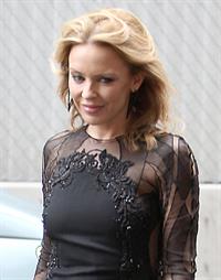 Kylie Minogue in a tight black mini dress for the launching of her book 'Kylie Fashion' at Saks Fifth Avenue