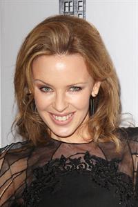 Kylie Minogue in a tight black mini dress for the launching of her book 'Kylie Fashion' at Saks Fifth Avenue