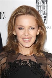 Kylie Minogue in a tight black mini dress for the launching of her book 'Kylie Fashion' at Saks Fifth Avenue