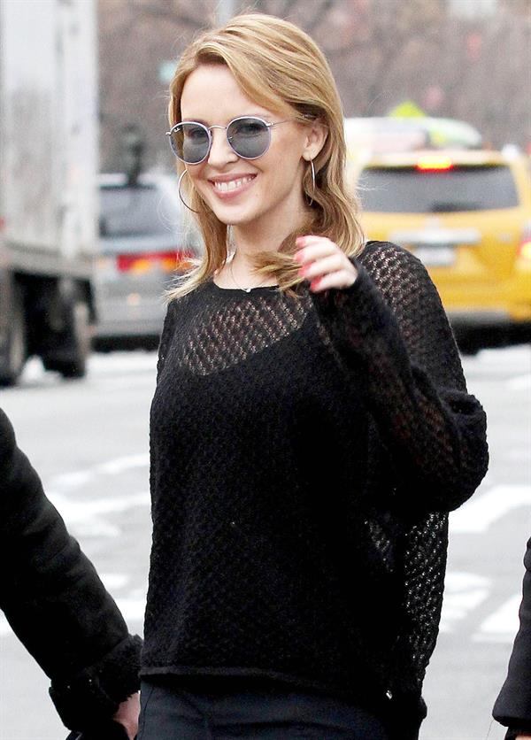 Kylie Minogue - Greets the fans in New York City (28.02.2013) 