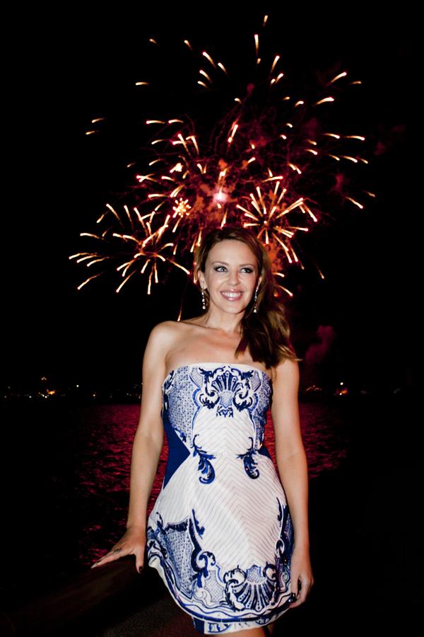 Kylie Minogue At the 9PM Family Fireworks 31.12.12 