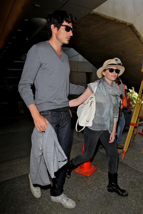 Kylie Minogue - LAX Airport in LA - June 9, 2012