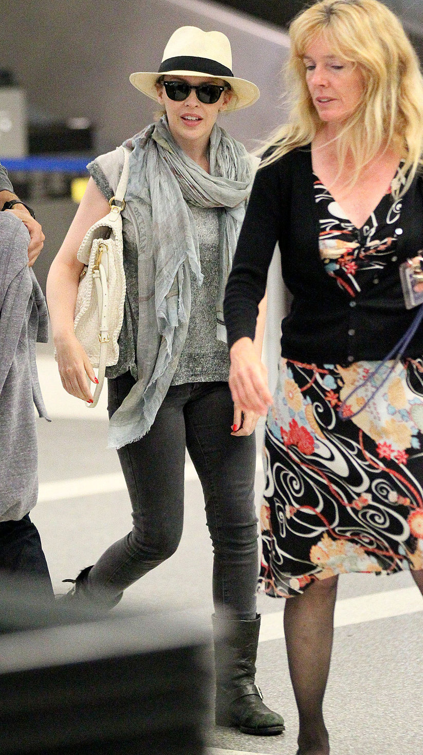 Kylie Minogue - LAX Airport in LA - June 9, 2012