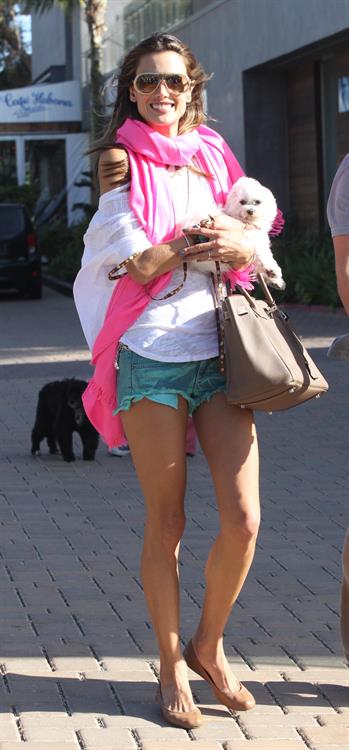 Alessandra Ambrosio at the Country Mart in Malibu on May 28, 2011