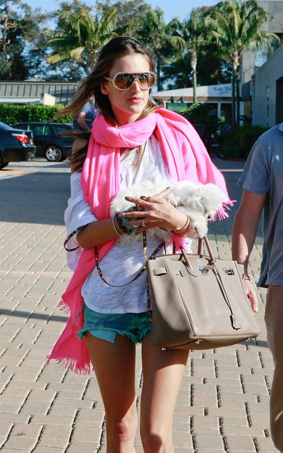 Alessandra Ambrosio at the Country Mart in Malibu on May 28, 2011