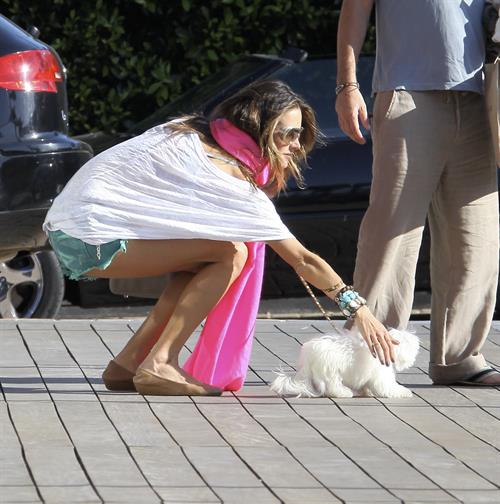 Alessandra Ambrosio at the Country Mart in Malibu on May 28, 2011
