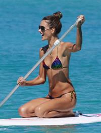Alessandra Ambrosio in St Barth French West Indies on January 23, 2010