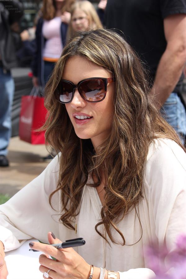 Alessandra Ambrosio Philips Satin Perfect Fashion and Beauty Event March 23, 2012 