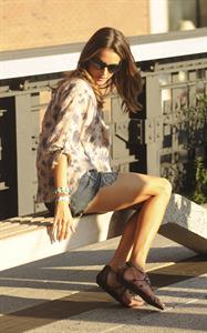Alessandra Ambrosio New York candids on June 29, 2011 