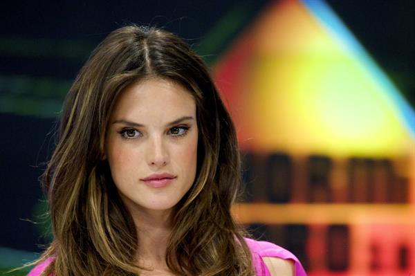 Alessandra Ambrosio on El Hormiguero tv show in Madrid 05.03.2012 