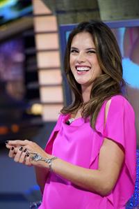 Alessandra Ambrosio on El Hormiguero tv show in Madrid 05.03.2012 