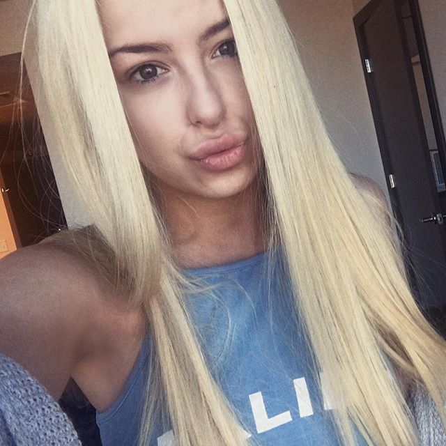 Tana Mongeau taking a selfie