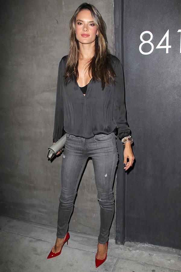 Alessandra Ambrosio - The NARS 8412 Melrose Boutique opening