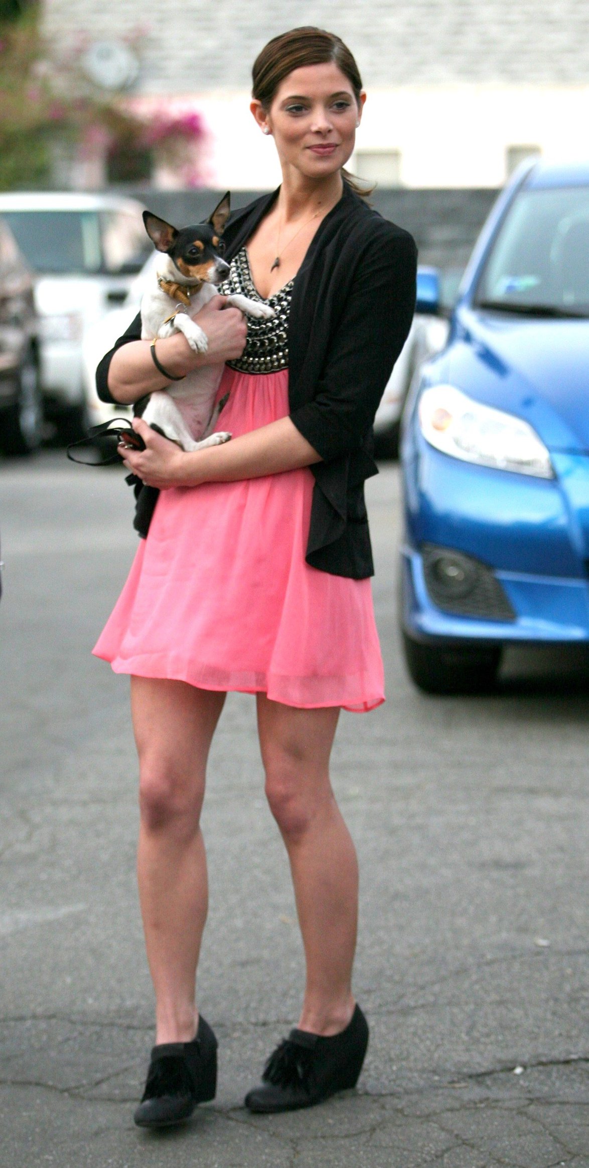 Ashley Greene and her dog Marlow out and about in Beverly Hills on January 15 