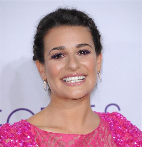 Lea Michele in pink at the 39th Annual People's Choice Awards in Los Angeles on Jan 9, 2013 