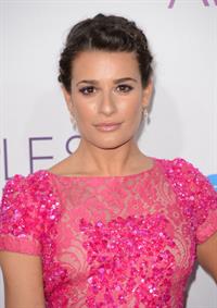 Lea Michele in pink at the 39th Annual People's Choice Awards in Los Angeles on Jan 9, 2013 