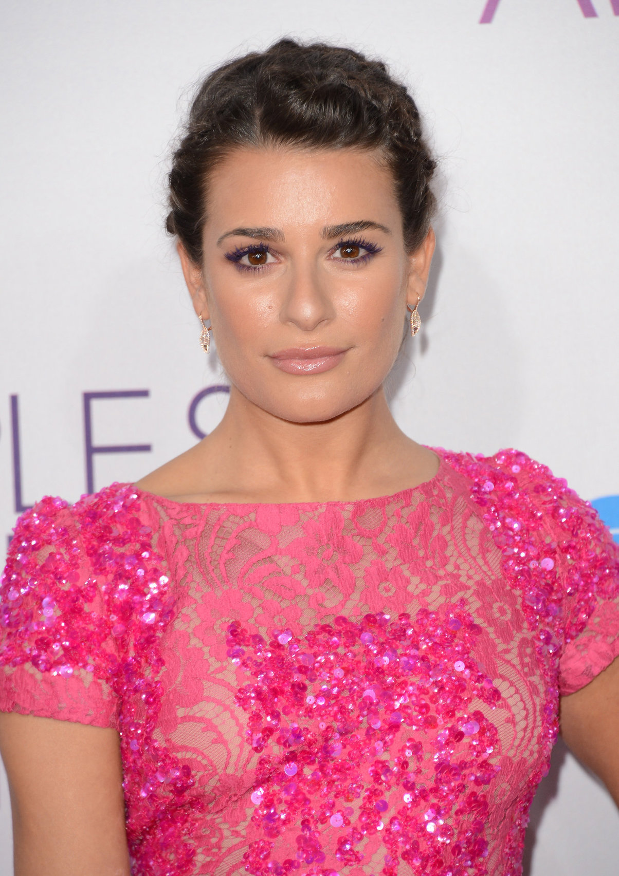 Lea Michele in pink at the 39th Annual People's Choice Awards in Los Angeles on Jan 9, 2013 