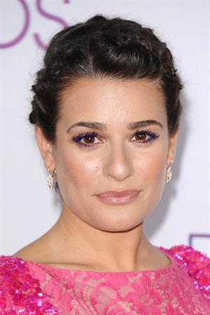 Lea Michele in pink at the 39th Annual People's Choice Awards in Los Angeles on Jan 9, 2013 