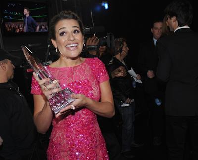 Lea Michele at the 39th Annual People's Choice Awards in Los Angeles on Jan 9, 2013