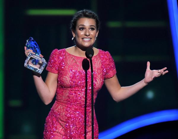 Lea Michele at the 39th Annual People's Choice Awards in Los Angeles on Jan 9, 2013
