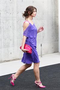 Ashley Greene at Giorgio Armani Milan Fashion Week Autumn Winter 2010 Show on February 27, 2010 