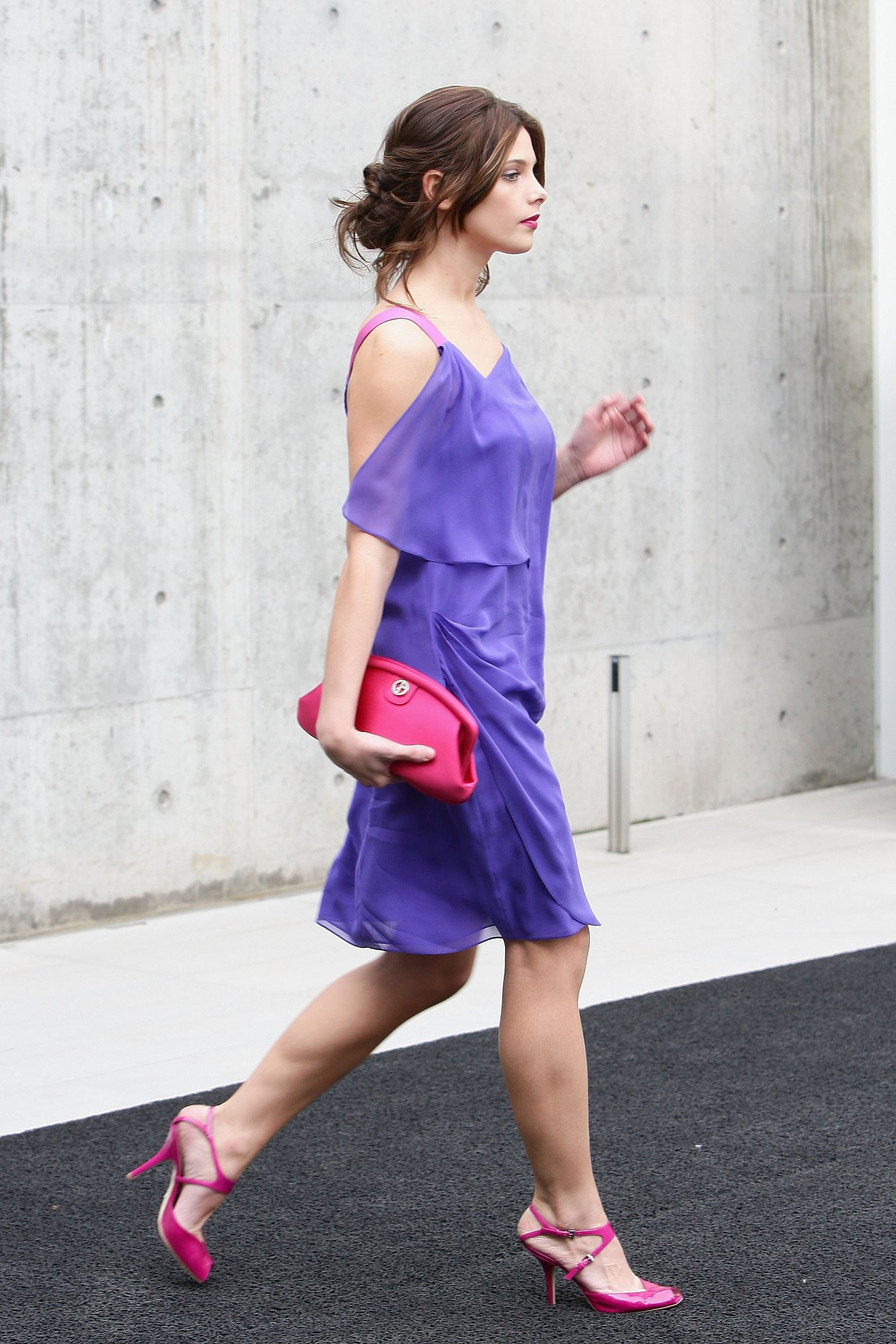 Ashley Greene at Giorgio Armani Milan Fashion Week Autumn Winter 2010 Show on February 27, 2010 
