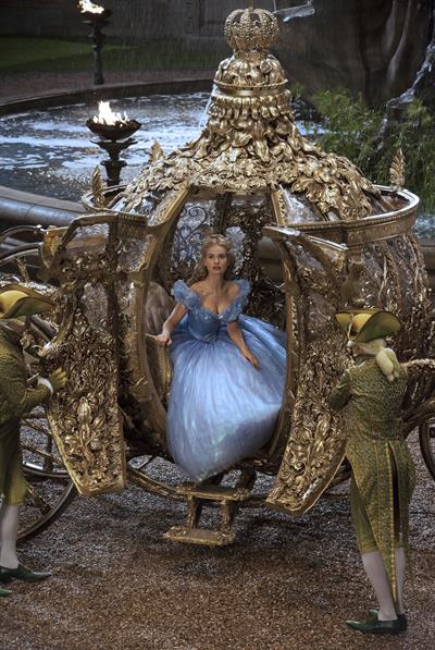 Lily James as Cinderella
