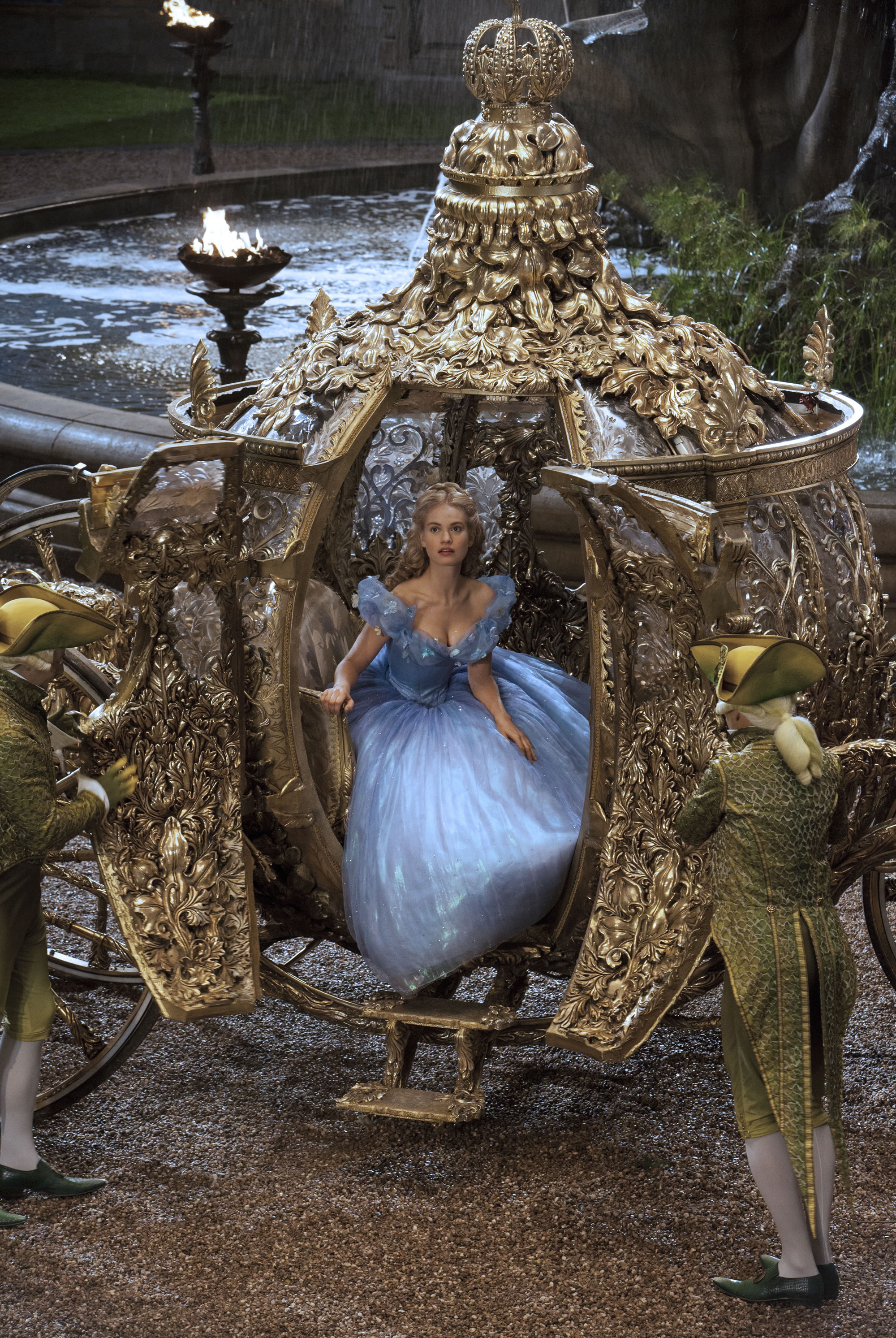 Lily James as Cinderella
