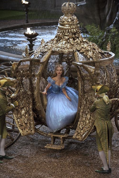 Lily James as Cinderella