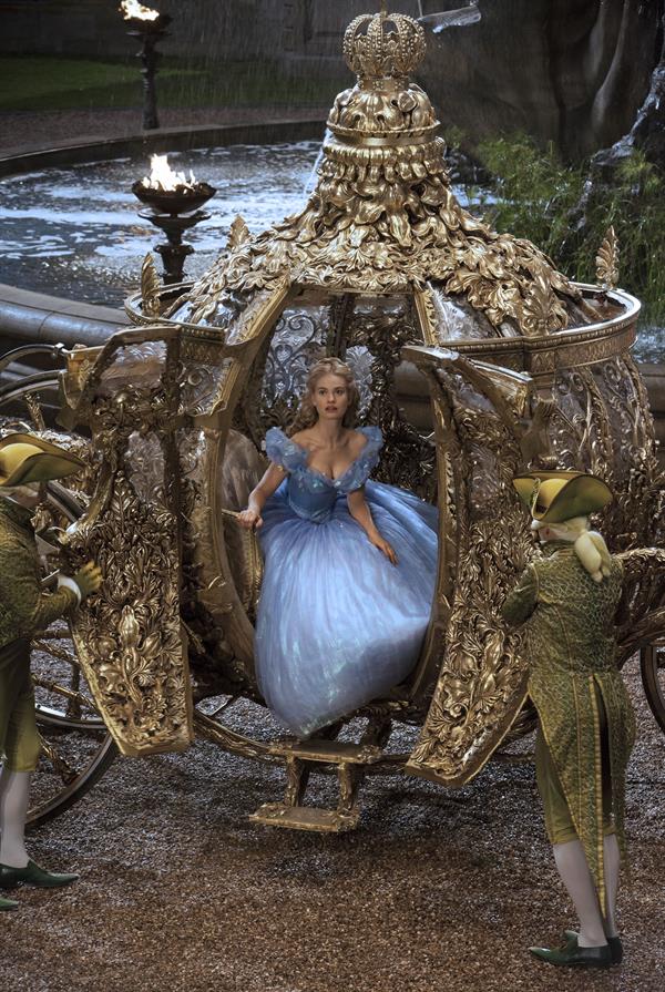 Lily James as Cinderella