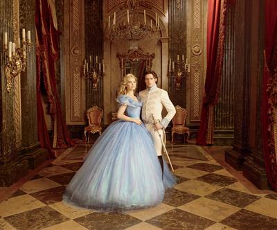 Lily James as Cinderella