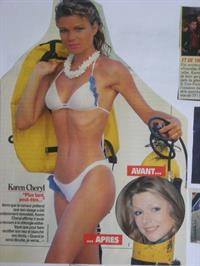 Karen Cheryl in a bikini