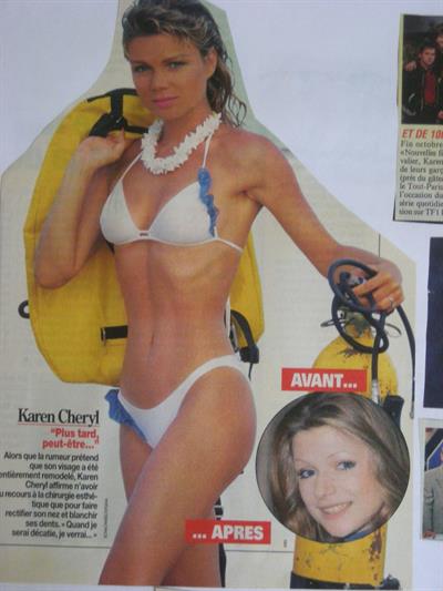 Karen Cheryl in a bikini