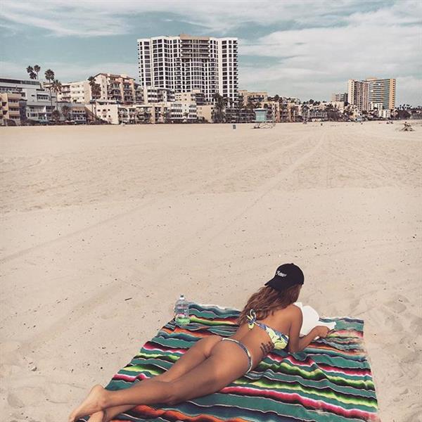 Johana Gómez in a bikini - ass