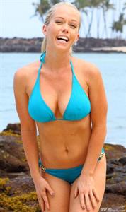 Kendra Wilkinson in a bikini