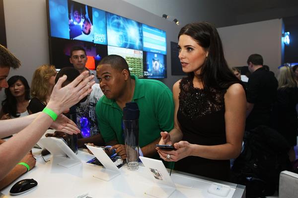 Ashley Greene at the Samsung Galaxy S III launch in New York on July 20, 2012